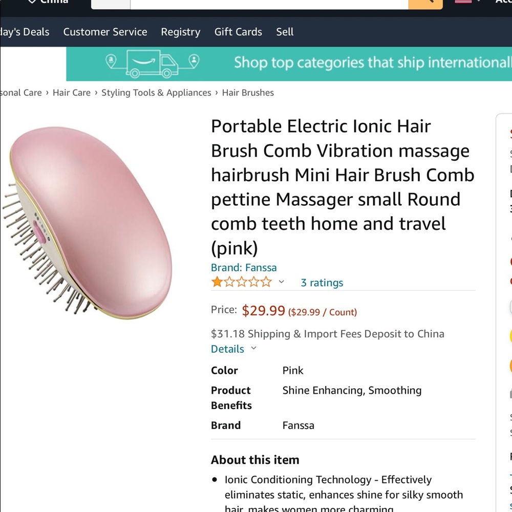Vibrating Massage Brush